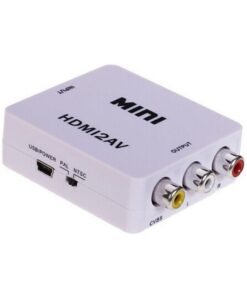 HDMI To RCA AV/CVBS Adapter HD 1080P Mini HDMI2AV Video Converter