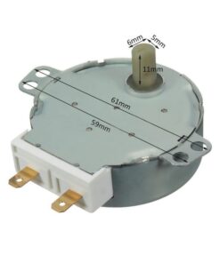 AC 220V-240V 50Hz CW/CCW Microwave Turntable Turn Table Synchronous Motor TYJ50-8A7 D Shaft 4 RPM - MegaEshop.PK