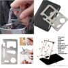 11 in 1 Multifunctional Stainless steel Credit card survival Mini tool for everyday carry - MegaEshop.PK