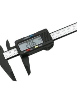 Digital LCD Vernier Caliper 6 inches Gauge Carbon Fiber Micrometer