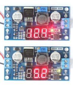 Alternative view of LM2596S Step Down LCD display Adjustable Power Module Voltmeter