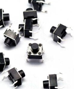 Alternative view of Tactile Push Button Switch DIP Through Hole 4pin