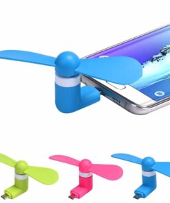 Alternative view of Fan Portable travel Mobile Phone Mini Electric Fan Cooling USB Cooler for phone