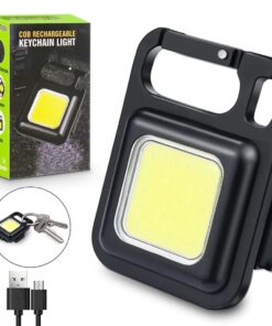 Alternative view of Rechargeable Keychain light cob Rechargeable Keychain light Magnetic Flashlights For Outdoor Hiking Camping