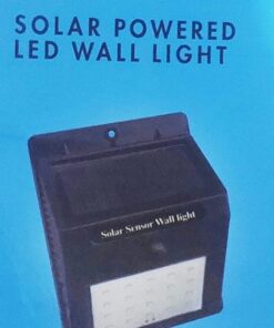 Rechargeable Solar Power LED Wall Light Waterproof Outdoor Garden Yard Street Pathway Home Security Lamp - MegaEshop.PK