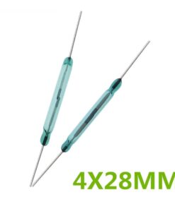 Reed Switch 4X28MM GLASS Green Color N/O Low Voltage Current