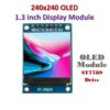 1.3 inch IPS HD TFT ST7789 IC unit 240*240 SPI full color OLED display - MegaEshop.PK