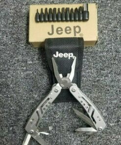 Jeep Multi-tool folding pliers for camping survival knife multi-functional wire crimping tool multiple stainless steel pliers - MegaEshop.PK