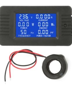 6 in 1 AC 100A Digital Voltmeter Ammeter Energy Power Frequency Factor Current Panel Meter Detector - MegaEshop.PK