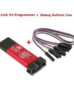 ST-Link V2 New stlink mini STM8STM32 STLINK programmer with cover - MegaEshop.PK