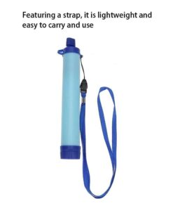 Portable Water Filter Straw Water Bottle Hydration Camping Hiking 1500L Purifier - MegaEshop.PK