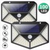 18 LED Solar Street Light Motion Sensor Outdoor Garden Lamp - JX-616 - MegaEshop.PK