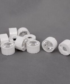 Alternative view of LED Lens White Holder for torch flash light