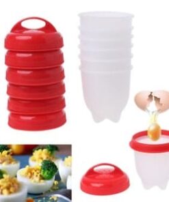 Silicone Egglettes Egg Cooker Hard Boiled Eggs without the Shell