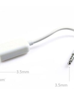 Alternative view of audio splitter to 2 headphone Jack ONE 3.5mm Jack TWO Audio Extension Cable