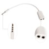 audio splitter to 2 headphone Jack ONE 3.5mm Jack TWO Audio Extension Cable - MegaEshop.PK