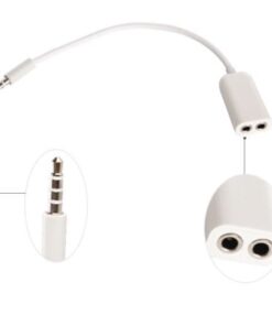 audio splitter to 2 headphone Jack ONE 3.5mm Jack TWO Audio Extension Cable