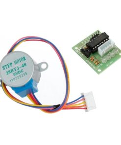 Alternative view of 4-Phase Stepper Motor and Driver Board ULN2003 Module Arduino