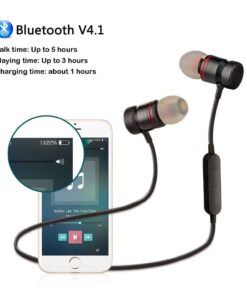 Magnet Sport In-Ear Bluetooth Earphone Wireless Handsfree Stereo Headset - MegaEshop.PK