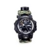 6 in 1 Yuzex G3 Survival Paracord Bracelet Compass Watch - MegaEshop.PK