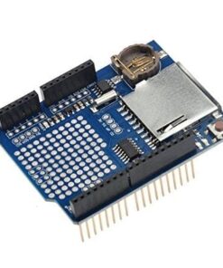 Alternative view of Data Logger Module Logging Recorder Shield V1.0 Adafruit Arduino UNO SD Card