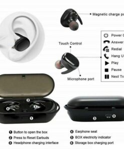 Alternative view of JBL TWS4 Bluetooth Wireless Earbuds Headphones Earphone Wireless