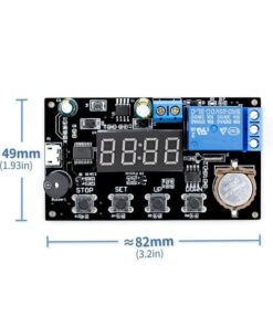 VHM-018 DC 5V Real Time Timer Relay Module,Clock Synchronization, Multi-Mode Control - MegaEshop.PK