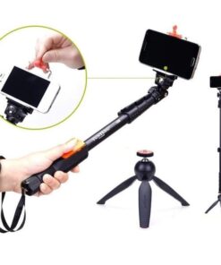 Selfie Stick Bluetooth and Mini Tripod Stand For Mobile Phones Monopod - MegaEshop.PK