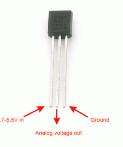 LM35 Precision Temperature Sensor LM35DZ TO92 - MegaEshop.PK