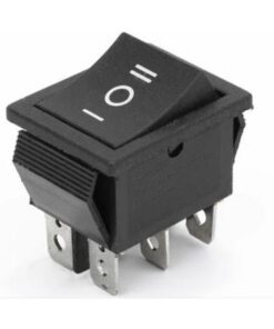 6 Pin Switch 250V 3A AC Square Boat On‑Off button - MegaEshop.PK