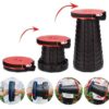 Stool Collapsible Folding Lightweight Retractable Foldable Chair For Camping - MegaEshop.PK