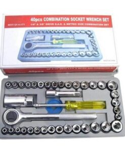 Combination Socket Wrench Set Tool Kit 40 Pcs