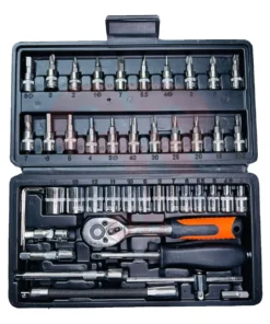 46 Pcs 1/4 Dr Socket Set