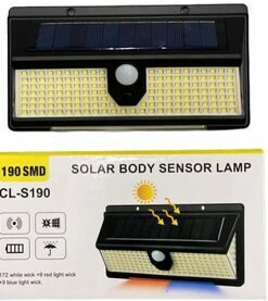 Solar Body Sensor Lamp 190 SMD CL-S190 - MegaEshop.PK