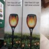 Solar Powered Flickering Flame Lawn Lights for Outdoor Decoration - MegaEshop.PK