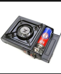 Portable stove with LPG option and briefcase for camping