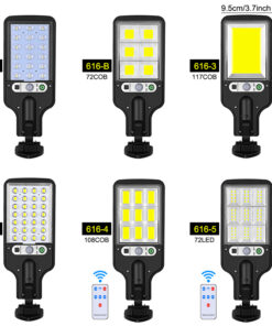 Solar Motion Sensor Lamp Street Lights GX 616E - MegaEshop.PK