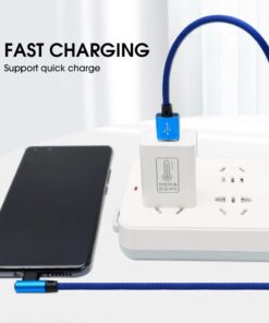 1.5 Meter L-Shape 90 Degree Type-C Fast Charging Data Cable