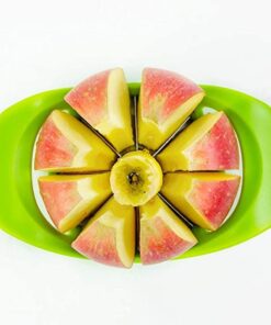 Apple Cutter, Apple Slicer, Apple Corer, 8 Sharp Blades, Upgraded Apple Slicer and Corer for Apples - MegaEshop.PK