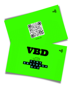 Alternative view of PVC Plastic Digital Business Card