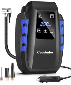 Digital Tyre Inflator Pump 12V DC 150PSI Portable Air Compressor for Car Tyre - MegaEshop.PK