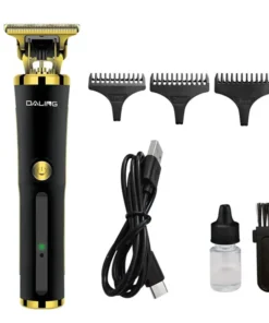 Best Quality Rechargeable Daling DL 1513 Professional Hire clipper Beard Trimmer Shaver - MegaEshop.PK