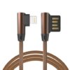 1 Meter I Phone Lightning Fast Charging + Data Cable L Shape 90 Degree Charging Cable For Gaming - MegaEshop.PK