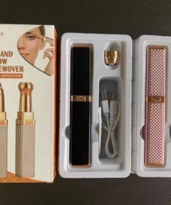 Rechargeable Face Eyebrows UpperLips Ears Hair Remover - MegaEshop.PK