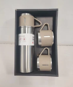 500ml Vacuum Flask Set – Stainless Steel Insulated - MegaEshop.PK