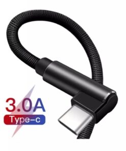 1.5 Meter L-Shape 90 Degree Type-C Fast Charging Data Cable - MegaEshop.PK