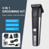 DALING 3 in 1 DL-9057 Professional Rechargeable Hair Trimmer - MegaEshop.PK