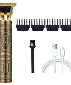 Vintage T9 Professional Hair Clipper For all kinds of hairs (Steel body with large battery type c charging) - MegaEshop.PK