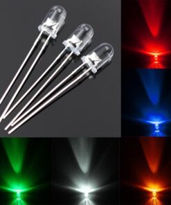 F5 5mm RGB 7 Colorful Fast Flash LED Light