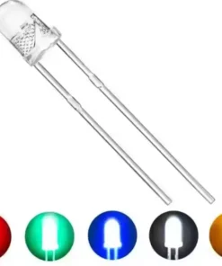 F5 5mm RGB 7 Colorful Fast Flash LED Light - MegaEshop.PK